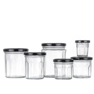 NCJ001 40Ml/110Ml/145Ml/210Ml/300Ml/450Ml ขนาดเล็กรอบแก้ว Jam Jars พร้อมฝาปิดเก็บผักดอง Jar อาหาร - Product Image 1
