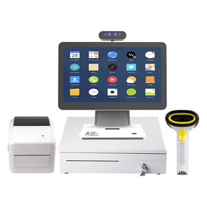 Windows 10 J1900 I3 4G 8G RAM 64G 128G 256G SSD все в одном mini pos машина стенд дисплей epos компьютер оплата наличными - Product Image 1