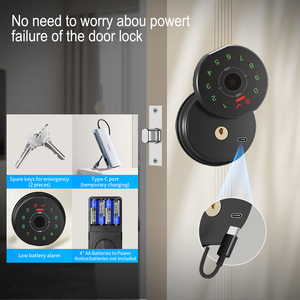 YOSEC Palm ven tanıma akıllı sürgülü kilit ve Bluetooth ve APP kontrol açıklığı ile anahtarsız giriş kapı kilidi - Product Image 5