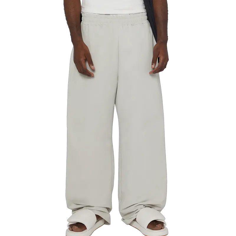 Pantaloni da uomo personalizzati HIC pantaloni Streetwear pantaloni larghi e traspiranti in felpa pantalone in cotone a gamba larga