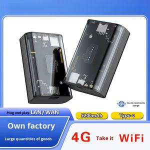Router MIFI 4G CPE kecepatan tinggi, baterai Dual Band 150Mbps 2.4Ghz 5.8Ghz 4400mAh dengan fungsi Firewall - Product Image 6