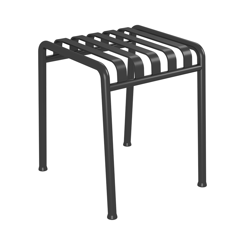 Tabouret carré: noir: longueur 40, largeur 35, hauteur 45