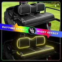 כיסוי מושב RGB של NOKINS עם טכנולוגיית LED חדשה לשינוי צבע RGB, אורות סביבה צבעוניים לרכב מועדון/Ezgo/Yamaha/מושבים אחוריים