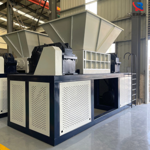 Qualidade Superior Multi Funcional Duplo Eixo Shredder Waste Shredder Machine Processamento De Vários Resíduos Sólidos