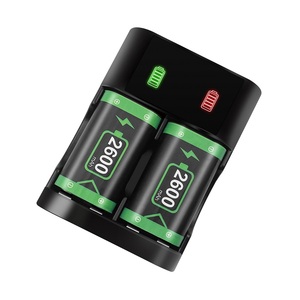 ชุดแบตเตอรี่2600มิลลิแอมป์ต่อชั่วโมงสำหรับ Xbox One และ USB แท่นชาร์จแบตเตอรี่สำหรับ Xbox One คอนโทรลเลอร์ - Product Image 1