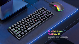 Havit KB881L último Teclado mecánico USB con cable con función impermeable para usuarios de PC y portátiles - Product Image 2