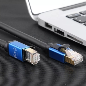 Commercio all'ingrosso cavo Ethernet 1m CAT8e in rame puro interruttore per Computer Router Ethernet rete LAN cavo RJ45 connettore cavo Internet - Product Image 6