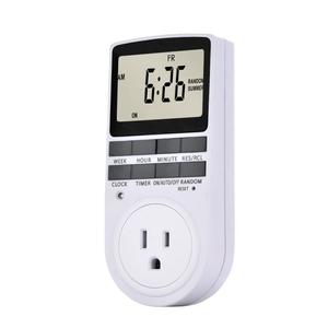 Pack of 1 Digital Plug-in Timer Socket <strong>LCD</strong> <strong>Display</strong> 10 Programmable Switching <strong>Programs</strong> 24 Hours &amp; 7 Days Energy Saving Timer Sock - Product Image 4