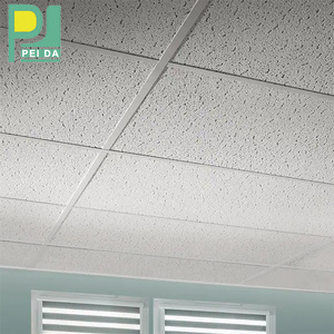 Trung Quốc bán buôn 600x600 mét không thấm nước sợi khoáng Acoustic Trần cho văn phòng nhà trang trí - Product Image 2