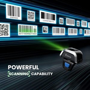 Eyoyo Mini 3 in 1 1D 2D Bluetooth Wireless Wearable Finger <strong>UPC</strong> QR Code Reader Ring <strong>Barcode</strong> <strong>Scanner</strong> for Library Inventory - Product Image 6