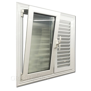 Lukliving Design moderno finestre a battente in alluminio di alta qualità insonorizzate risparmio energetico finestre a battente persiane incorporate - Product Image 4