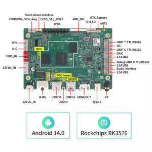Produttore YS-M76 Rockchip RK3576 scheda di sviluppo LVDS POE Android14 Embedded schede madri industriali per AIoT dispositivo intelligente - Product Image 2