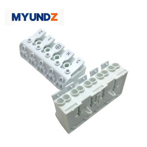Tornillo de terminal de conexión rápida Menos enchufe en el bloque de terminales LED Empuje tipo 923-5 Bloque de terminales - Product Image 2