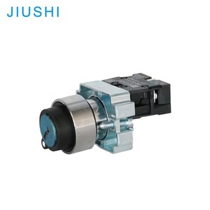 XB2-BG21 22mm Latching Self-locking Type Selector Knob Rotary Key <strong>Switch</strong> 2position Metal Key Switch1NO <strong>2ways</strong> ZB2-BE101 - Product Image 3