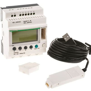 Interface de computador schin-der sr3packfu plc, interface de saída 10 i/o zelio sr3 series novo e original