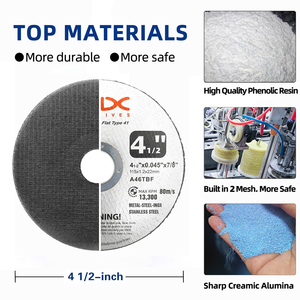 Metal Cutting <strong>Disc</strong> 115/1/22.2 T41 Cutting <strong>Disc</strong> 115 Bf Black Double Net Shanghai Cutting Steel <strong>Disc</strong> with Free Sample - Product Image 2