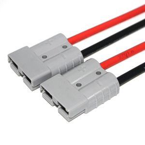 Özel gri 50A 120A 175A pil konektörü kalaylı uç kablosu 600V pil hızlı kes bağlayıcı fiş kablosu - Product Image 3