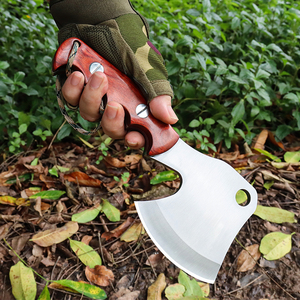 Hot bán đôi lưỡi rìu đa chức năng rìu thép không gỉ rìu cắm trại hatchet Hot Bán rìu săn bắn trục - Product Image 2
