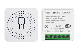 2ウェイTuyaミニWiFiスイッチモジュールスマートDIYブレーカーリレー16Aライトスイッチタイマーリモコンオン/オフ - Product Image 2