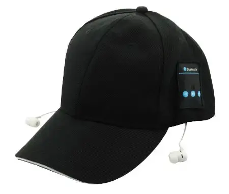 Оптовая продажа беспроводных наушников, музыкальная Спортивная шляпа, смарт-бейсбольная шляпа с микрофоном
