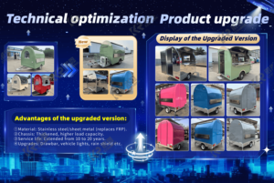 Xe tải thực phẩm di động thực phẩm phục vụ Trailer đầy đủ trang bị ngoài trời bia di động Kem Cà Phê xe kéo thực phẩm trang bị đầy đủ - Product Image 6