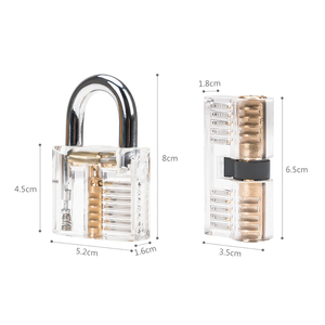 Fabrika kaynağı 24 adet kanca kilidi seçim seti ile 1 adet şeffaf kilit toplama seti eğitim beceri kilit smith aracı XMM-8810 - Product Image 5