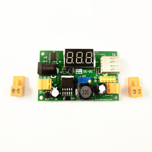 LM2596S-ADJ DC 4.5 ~ 40 ila 1.25-37V ayarlanabilir adım aşağı güç modülü + LED voltmetre + USB portu + 2.54mm iğne kolay kullanım - Product Image 2