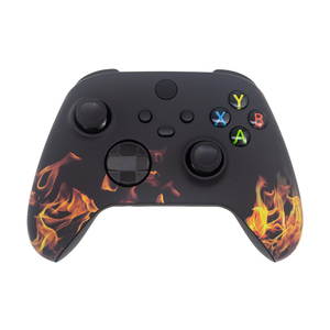 Custom for Xbox <strong>Series</strong> OEM Premium Hydro Dipping Front Shell Soft Touch Rear Shell Whole Set Solid Buttons Repaired Game Part