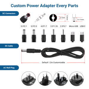 MYIXI 13.5V 3A ACアダプター電源PC材料DCスイッチングアダプターCE ROHS付きUL GS KC <span class=keywords><strong>SAA</strong></span> FCC電源アダプター