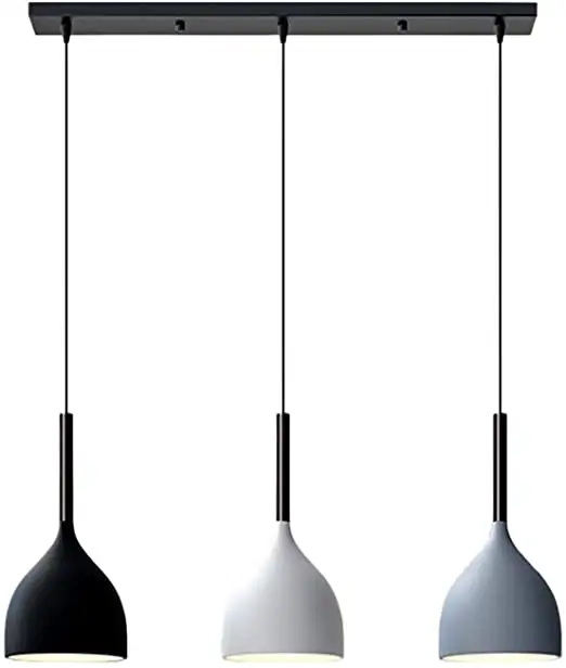 Lampadario in polietilene a 3 luci di marca propria illuminazione ovale bianca in ferro lampadari 220v e plafoniere a sospensione a basso prezzo