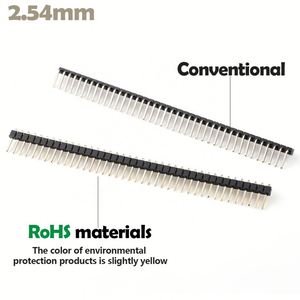 2.54mmディップメスピンヘッダーコネクタ2列直角254mmピッチ2.54smtピンヘッダーメスコネクタ - Product Image 5