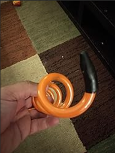 2025 Bán hàng nóng màu cam 4 miếng một bộ Dog Tie Kim Loại Neo Cổ Phần xoắn ốc mặt đất Neo - Product Image 3