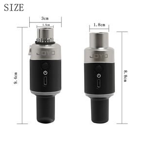 JOYO Factory MW-1 Rechargeable Built-in Battery 5.8GHz ISM Band Wireless Microphone Audio Transmitter Receiver