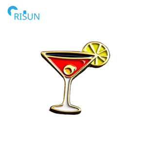 Özelleştirilmiş komik alkol şampanya <span class=keywords><strong>Champers</strong></span> viski kokteyl Vin Rouge kırmızı şarap yaka iğneler rozetleri broşlar özel şarap emaye Pin