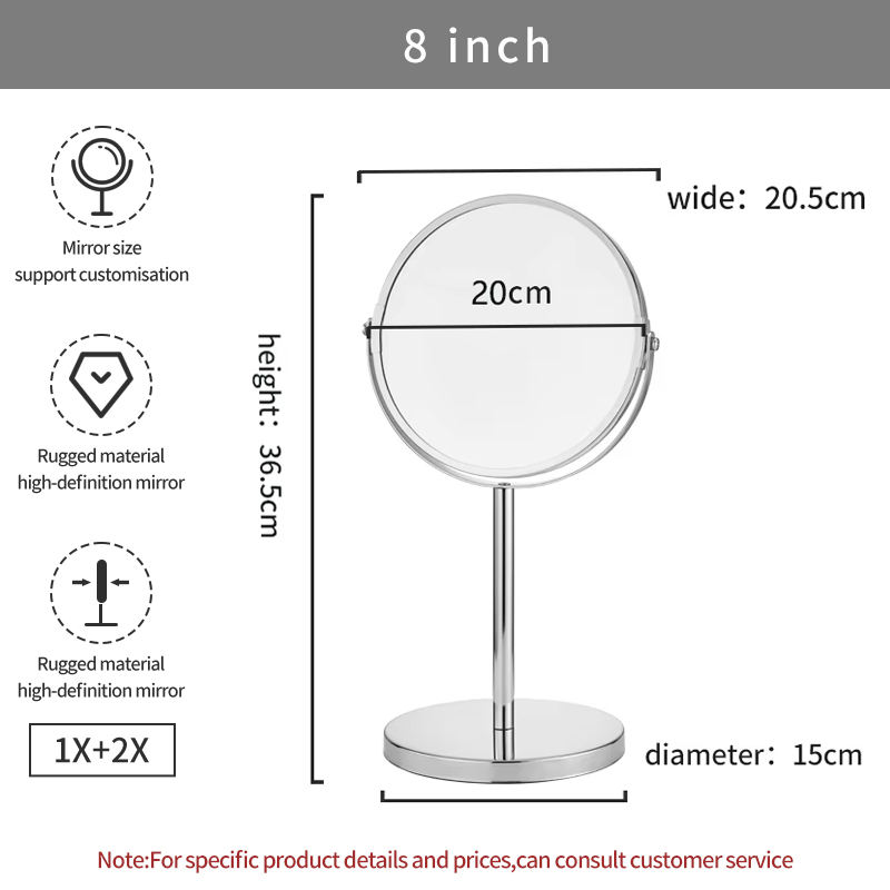 8inch 104B Chrome, 1X+2X