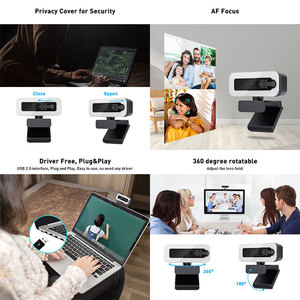 HD 2K Web kamera PC USB-Kamera Streaming Web kamera Lager 4k 8mp 5x USB Webcam mit Fernbedienung Digital Zoom Autofokus CMOS - Product Image 4