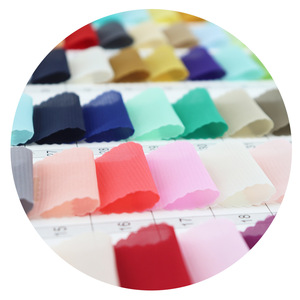 Mật Độ Cao 100% Polyester Màu Rắn Trong Suốt Georgette Voan Vải Cho Ăn Mặc - Product Image 2