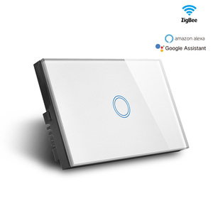 カスタマイズされたロゴブランド1/2/3/4ギャングTuyaスマートスイッチWiFiタッチライトリモコン調光器スマートスイッチ2バイヤー - Product Image 2