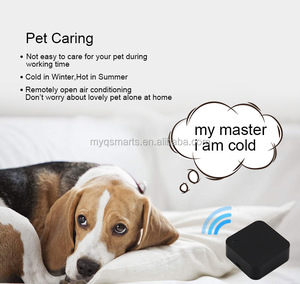 WiFi IR telecomando con sensore di temperatura di umidità nero funzione di colore Wireless Controller IR universale - Product Image 5