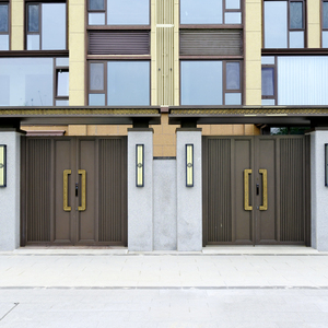 Hiện đại khu dân cư bên ngoài thiết kế cửa kim loại tự động điện cửa trượt đường lái xe điều khiển từ xa vườn cổng - Product Image 4