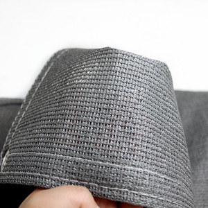 Ağır gizlilik perde çit gri renk cam açık duvar bahçe <span class=keywords><strong>yard</strong></span> havuz güverte için çit için tel örgü gölge kumaş kapak, 6ft