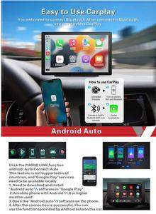 9 pulgadas Carplay Android Auto Streaming Box Netflix Navegación Carplay Monitor Dashboard - Product Image 4