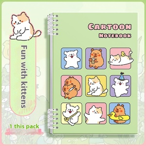 B5 Simple Learning Postgraduate Entrance Exam Notebook Abnehmbare Loseblatt-Spule Cartoon Panda Gedruckt Hoher Farbwert A3 Größe - Product Image 6