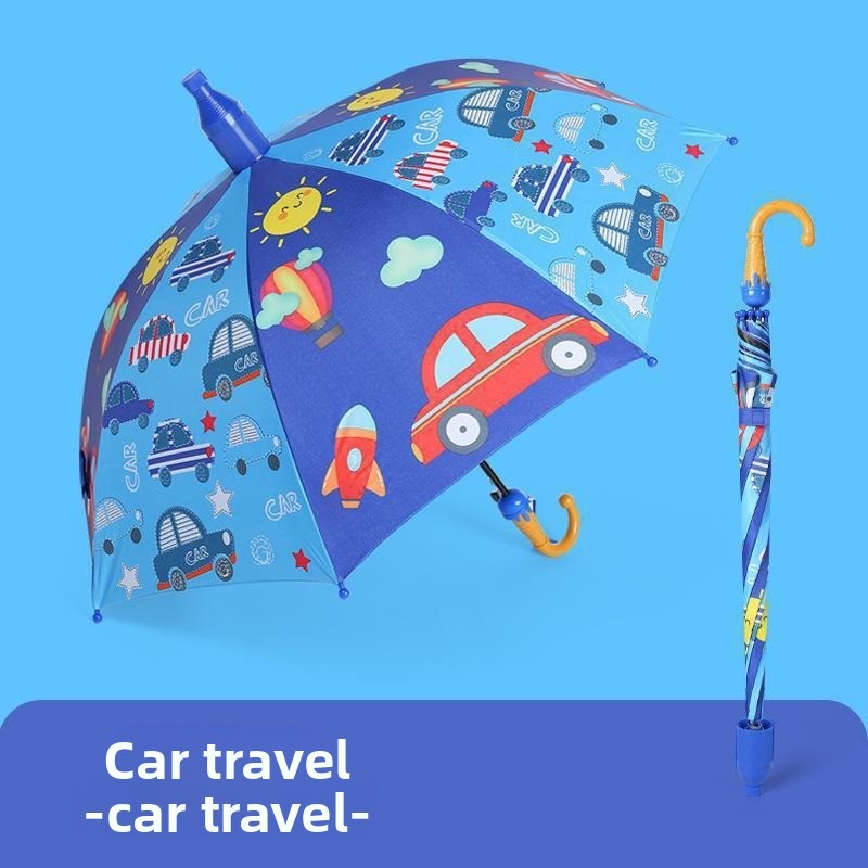 Grande voiture de voyage Bleue