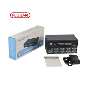 FJ-2008 Fjgear High Quality <strong>Vga</strong> Splitter 1 <strong>Input</strong> 8 <strong>Output</strong> Bandwidth 200MHz Transmission Distance up to 25M - Product Image 4
