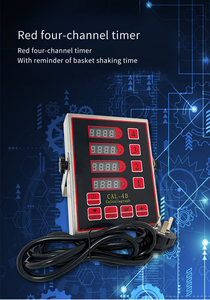 Fornitura di fabbrica Fast Restaurant cestino digitale meccanico Timer di agitazione Timer per conto alla rovescia da cucina digitale a 4 canali multicanale - Product Image 6
