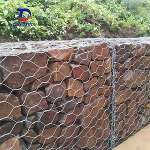 2x1x1 hanno galvanizzato la scatola di gabbione del materasso del fiume della rete metallica esagonale intrecciata/parete di sostegno della gabbia di roccia dei cestini