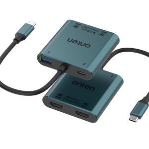 デュアルモニター拡張ディスプレイ用の照明ケーブルスプリッターUSBCからHDTVミニ入力2出力 - Product Image 1