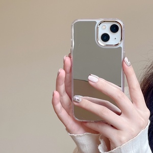 Nuova custodia per Cover posteriore per iPhone 14 13 12 11 pulsanti galvanizzati e custodia a specchio custodia per cellulare - Product Image 1