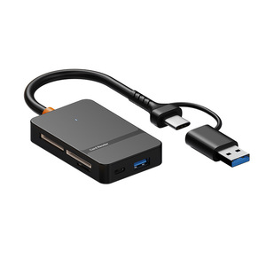 Profesyonel çoklu 6 2 USB 3.0 Hub adaptörü dijital SD/TF/MS/CF kart USB bellek Disk genişletme kart okuyucu telefon bilgisayar için - Product Image 3